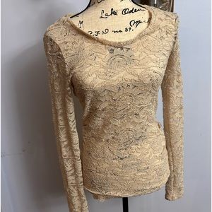 BKE Laced Top Long sleeves